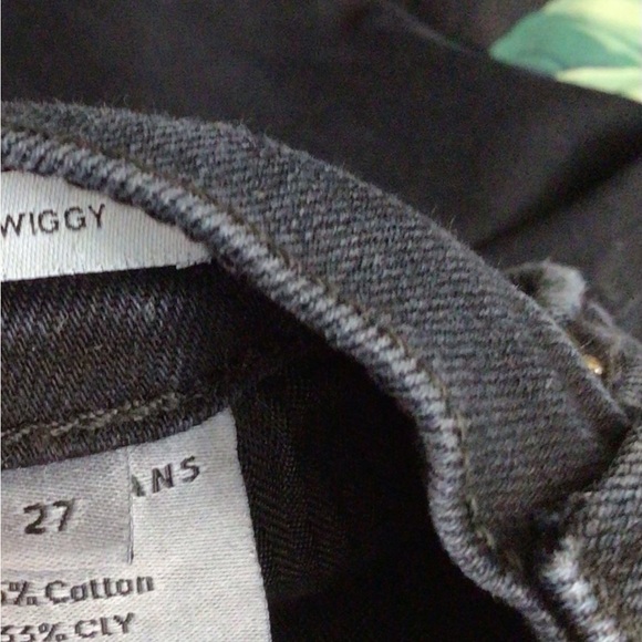 James Jeans women jeans 27 black raw hem distress Twiggy - Picture 9 of 11